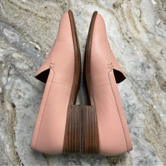 Madewell Frances Loafer Flat in Gentle Blush Pink Size 9.5 Style J8402 - Picture 6 of 11